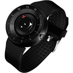 acnos Premium Black Dial Uniq Design with Latest Trand Synthetic band Analogue Watch for Boy's and Men's Pack of - 1(Black-Deyzon)-picture-29