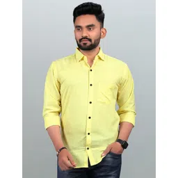 Acnos Spread Collar Regular Fit Shirt-picture-35