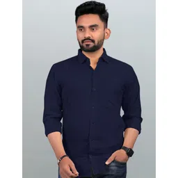 Acnos Spread Collar Regular Fit Shirt-picture-17