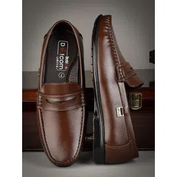 action Lightweight | Comfortable | Trendy | Daily Wear | Synthetic Leather Loafers For Men-picture-15