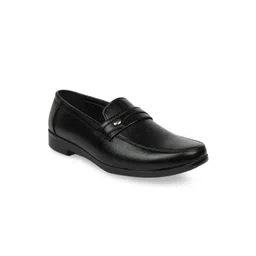 Action Men Black Solid Formal Slip-Ons-picture-32