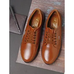Action Men's Tan Derby Shoes-picture-25