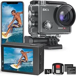Action Camera 5K30FPS, Waterproof Camera Underwater 131FT with EIS, WiFi App, Remote Control, 64GB Card, 2x1350 mAh Batteries, 170° Wide Angle, Sports Helmet Bike Video Camera-picture-14