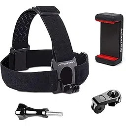 Action Pro Head Strap Mount Phone Holder Tripod Mount Adapter with Long Thumb Screw Compatible with GoPro-12/11/10/9/8/7/6/5/4/SJCAM and Other Action Cameras and All Smartphones-picture-28