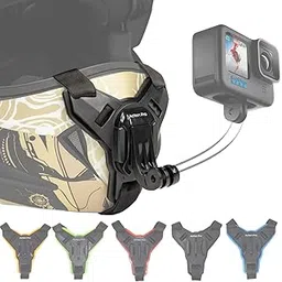 Action Pro Helmet Chin Mount Strap with J Hook Compatible with All Smartphones and GoPro 13 12 11 10 9 8 7 5 4 | SJCAM | DJI Osmo | Insta 360 X4 X3 X2 & Other Action Cameras [Made in India] (Black)-picture-25