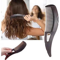 ActionRise™ Dandruff Comb Energy Massage Comb Scalp Brush for Dandruff Removal, Lice Remover Products, Hair Dressing Comb, Plastic, Brown, Unisex-picture-35