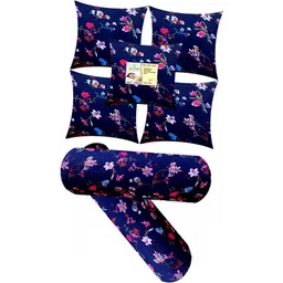 actos 5 Cushion And 2 Microfibre Floral Cushion Pack of 7-picture-13