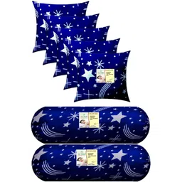 actos Combo Set Of 5 Cushion And 2 Microfibre Nature Bolster Pack of 7-picture-23