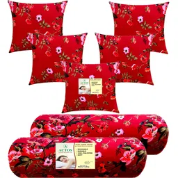 actos Round Microfibre Floral Bolster Pack of 7-picture-28