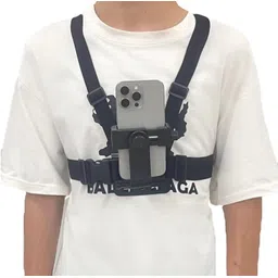 Actrovax Mobile Phone Chest Mount Harness Strap Holder Strap-image-3