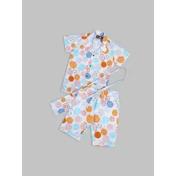 Actuel Boys Printed Pure Cotton Shirt with Shorts-picture-28