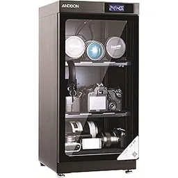 Ad-50C (50 Liters Capacity) Digital Display Dry Cabinet (Black) with Humidity Controller | Steel - 4-Pin-picture-24