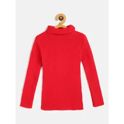 AD & AV Boys Red Ribbed Woollen Pullover-picture-26
