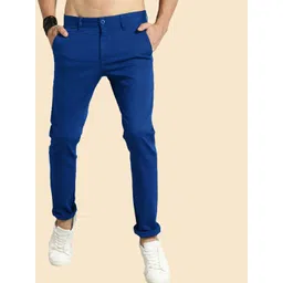 AD & AV Men Mid-Rise Easy Wash Chino Trousers-image-33