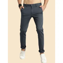 AD & AV Men Mid Rise Easy Wash Chinos Trousers-image-36