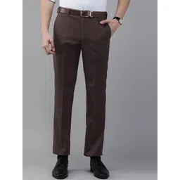 AD & AV Men Mid-Rise Easy Wash Formal Trousers-image-21