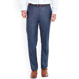 AD & AV Men Mid-Rise Easy Wash Formal Trousers-image-4