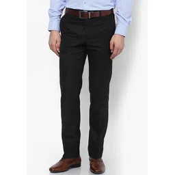 ad & av Men Regular Fit Black Viscose Rayon Trousers-picture-16