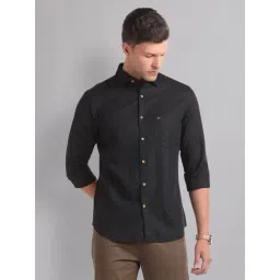 AD by Arvind Black Slim Fit Shirt-picture-20