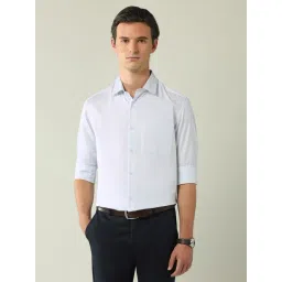 Ad By Arvind Blue Cotton Regular Fit Shirt-picture-30