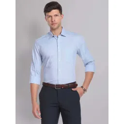 AD by Arvind Blue Regular Fit Check Shirt-picture-23