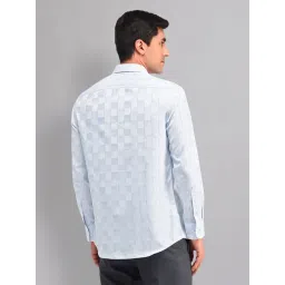 Ad By Arvind Blue Regular Fit Checks Shirt image 2
