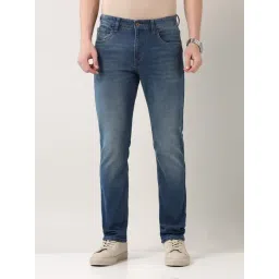 Ad By Arvind Blue Slim Fit Jeans-picture-40