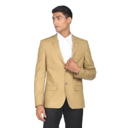AD by Arvind Brown Regular Fit Notch Lapel Blazer-picture-21