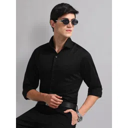 AD By Arvind Convertible 3 Collar Modern Fit Formal Shirt-picture-15