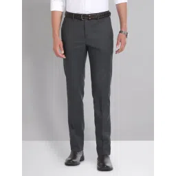 AD by Arvind Grey Slim Fit Trousers-picture-15