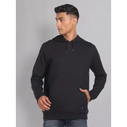 AD By Arvind Hooded Kangaroo Pocket Cotton Pullover Sweatshirt image 1