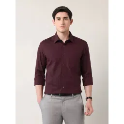 Ad By Arvind Maroon Regular Fit Shirt-picture-11