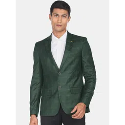 AD By Arvind Men Checked Single-Breasted Blazers-picture-21