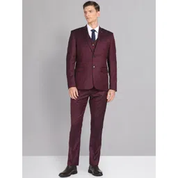 AD By Arvind Men Cotton Single-Breasted Long Sleeves Three-Piece Suit-picture-17