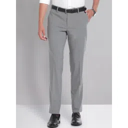 AD By Arvind Men Mid-Rise Slim Fit Trousers-picture-21