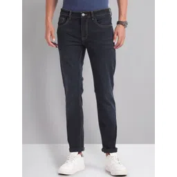 AD By Arvind Men Skinny Fit Clean Look Whiskers Stretchable Jeans-picture-24