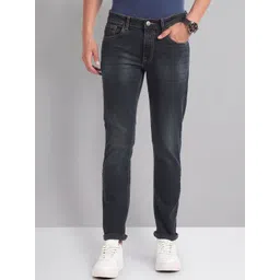 AD By Arvind Men Skinny Fit Low Distress Light Fade Jeans-picture-18