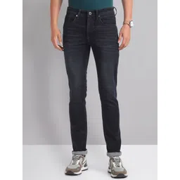 AD By Arvind Men Skinny Fit Mid-Rise Clean Look Light Fade Jeans-picture-41