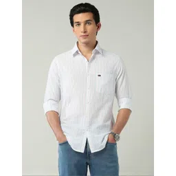 AD By Arvind Men Slim Fit Striped Casual Shirt-picture-37