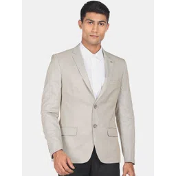 AD By Arvind Men Tailored-Fit Single Breasted Blazers-picture-36