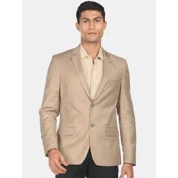 AD By Arvind Men Tailored-Fit Single Breasted Blazers-picture-33