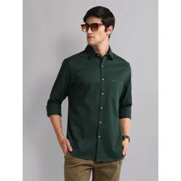 AD By Arvind Patterned Slim Fit Opaque Casual Shirt-picture-29