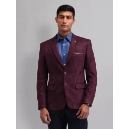 Ad By Arvind Red Regular Fit Blazer-picture-26