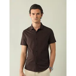 AD By Arvind Slim Fit Micro Ditsy Printed Opaque Cotton Casual Shirt-picture-11