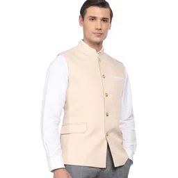 ad by arvind Solid Men Waistcoat-picture-20