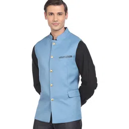 ad by arvind Solid Men Waistcoat-picture-17