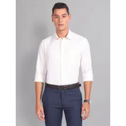 AD by Arvind Yellow Striped Regular Fit Shirt-picture-26