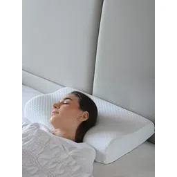 AD-RML White Memory Foam Filled Cotton Lightweight Sleep Pillow-picture-31