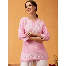 ADA Women Ethnic Motifs Embroidered Thread Work Kurti-picture-27