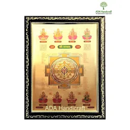 ADA Handicraft Black & Gold-Toned Self Design Wooden Wall Photo Frame-picture-11